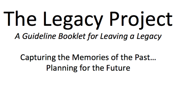 The original cover from the Legacy Report - Dec, 2007